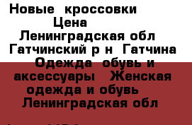 Новые  кроссовки adidas › Цена ­ 3 500 - Ленинградская обл., Гатчинский р-н, Гатчина  Одежда, обувь и аксессуары » Женская одежда и обувь   . Ленинградская обл.